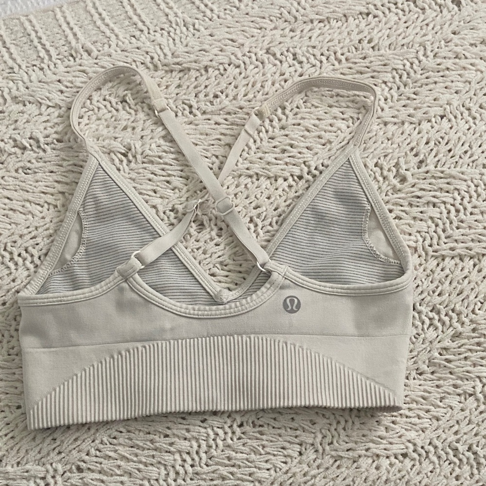 lululemon athletica Light Gray Sports Bra size XS